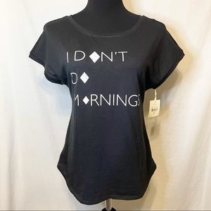 NWT Jasmine & Ginger Black Sleep Shirt - M
